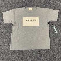 FOG FEAR OF GOD 6TH T-shirt FG Season 6 Main Line Patch Letter Short Sleeve T-Shirt