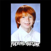 FA Fucking Awesome Aidan Photo Tee Blonde Boy Photo Short Sleeve T-Shirt