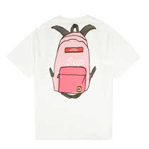 19SS HUMAN MADE Fun and creative cartoon backpack schoolbag backpack printed LOGO short-sleeved T-shirt