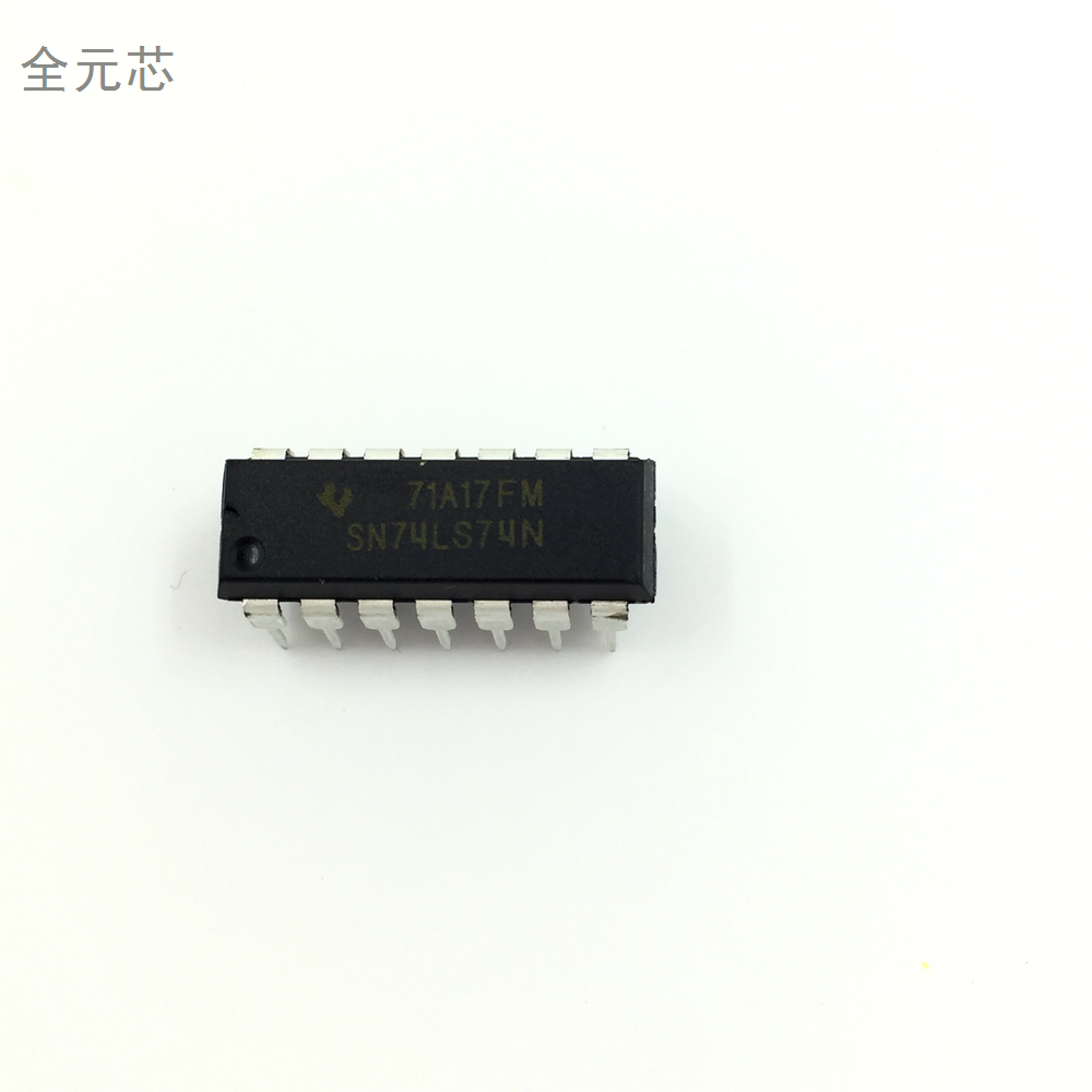 74ls74 全新原装 sn74ls74n 逻辑芯片 直插14脚 dip14