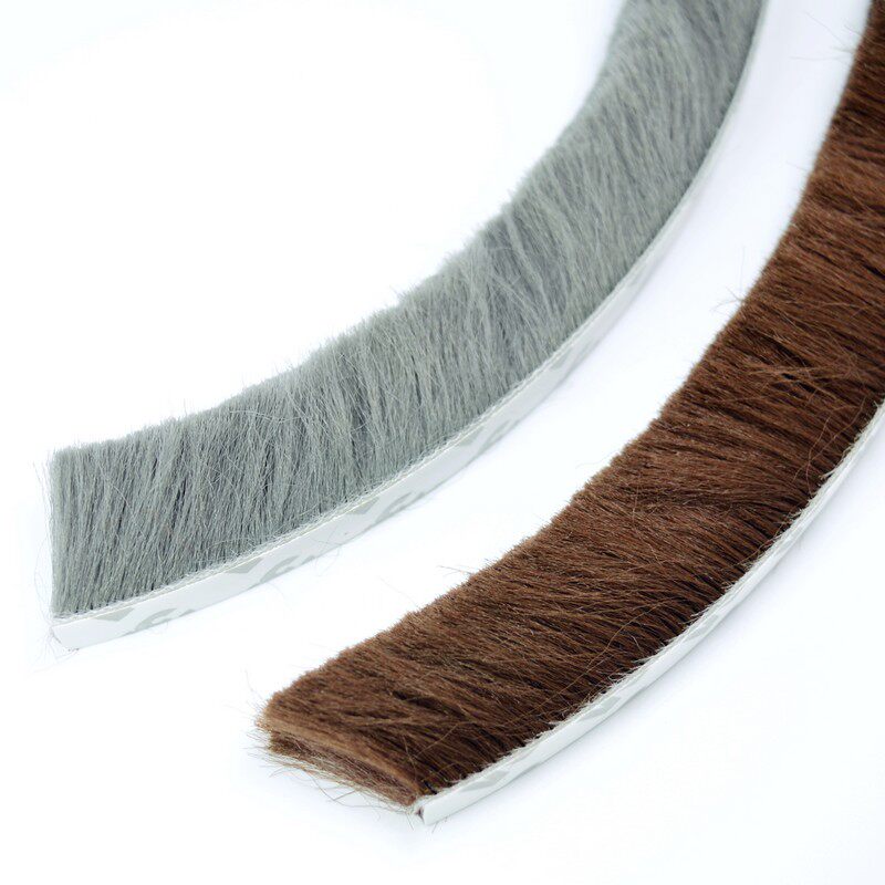 铝合金门窗密封条塑钢窗户隔音毛条防风保暖自粘型玻璃门贴条10米