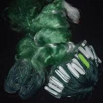 Fishing net sticky net green silk three-layer sink net fishing net fishing net mesh Reservoir 6 meters 8 meters 10 meters high