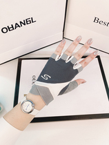 Japan sports fitness half finger gloves Mens and womens summer thin equipment training non-slip anti-cocoon riding gloves