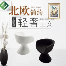 Designer Dora Armchair Glass GRP Casual Chair Single Chair Cafeteria restaurant Fashion chair