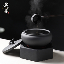 Old master tea maker ceramic electric pottery stove set home Tea stove black tea Puer warm tea maker kung fu bubble teapot