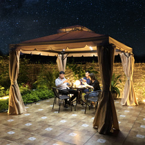 Mojia Outdoor Sun Shelter Advertising Campaign Exhibition Pins Luxurious Pavilion Patio Courtyard Rain Fluffy Print big European style Roman tents