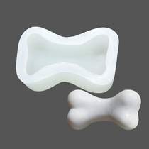 Three-dimensional bone shape turning sugar cake liquid silicone mold mousse cake baking utensils handmade soap mold