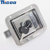 Construction machinery compartment panel lock stainless steel panel locomotive toolbox MS866-27 flat door lock A7871
