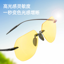 Canfishing Niphishing God Device Polarized Light Increasing Glasses Mens Discoloration Look Rafting Special Clip-Sheet Cap Clip Anti-UV Glare