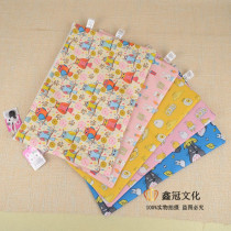 File Bag Zipper Cartoon Student Homework Exam Paper Cashier Bag A4 Fine Art Bag Canvas for men and women Childrens stationery bags