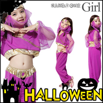 Halloween cosplay costume childrens masquerade Arab princess dress performance girl Cleopatra