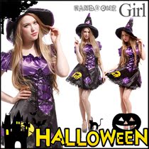 Halloween cosplay costume adult masquerade witches suit witch dress female witch long dress Princess dress