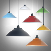 LED High bay lampshade Industrial wind chandelier Single head single gym dance room lamp Clothing store office chandelier