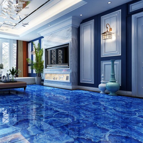 佛山蓝色海洋全抛釉瓷砖800 800客厅地砖酒店地中海瓷砖背景墙砖_7折