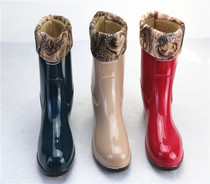 Fashion New Cotton Shoes Semi High School Short Bar Fluffle Solid Slide Surface Shoes