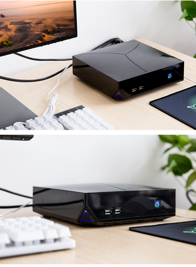 铭影微型迷你主机酷睿i5/gtx1050独显高配网吧游戏电竞mini电脑小主机