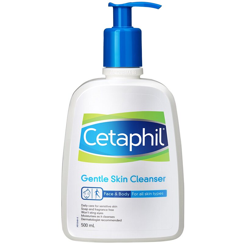 丝塔芙干皮敏感肌深层清洁保湿男女洗面奶500ml无泡