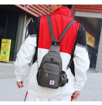 Mini backpack mens bag Korean version of casual waterproof nylon shoulder messenger small backpack outdoor small bag mens bag