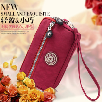 Womens new fashion clutch handbag Fabric mobile phone coin purse Oxford thickened large-capacity canvas handbag