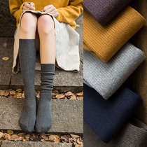 Children of stockings Korean Spring and Autumn Winter series stocking socks ins high tube socks college style knee calf socks Korean version