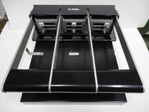 Japans CARL Coffee Road 650 thick layer three-hole puncher cadre personnel file puncher hole distance adjustable binding