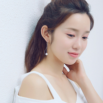 XGGS925 Pure Silver Pearl Earrings Womans earline temperament South Korea Sexy Jane about 100 Lapped Temperament Ear Accessories
