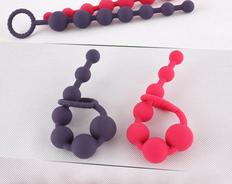 Анальная цепочка SASSY Anal Beads купить со скидкой в секс шопе  Анальные стимуляторы  Шарики, цепочки, елочки