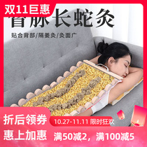 督脉灸工具龙骨灸木头后背艾灸盒背部专用长蛇灸模具隔姜灸器具包