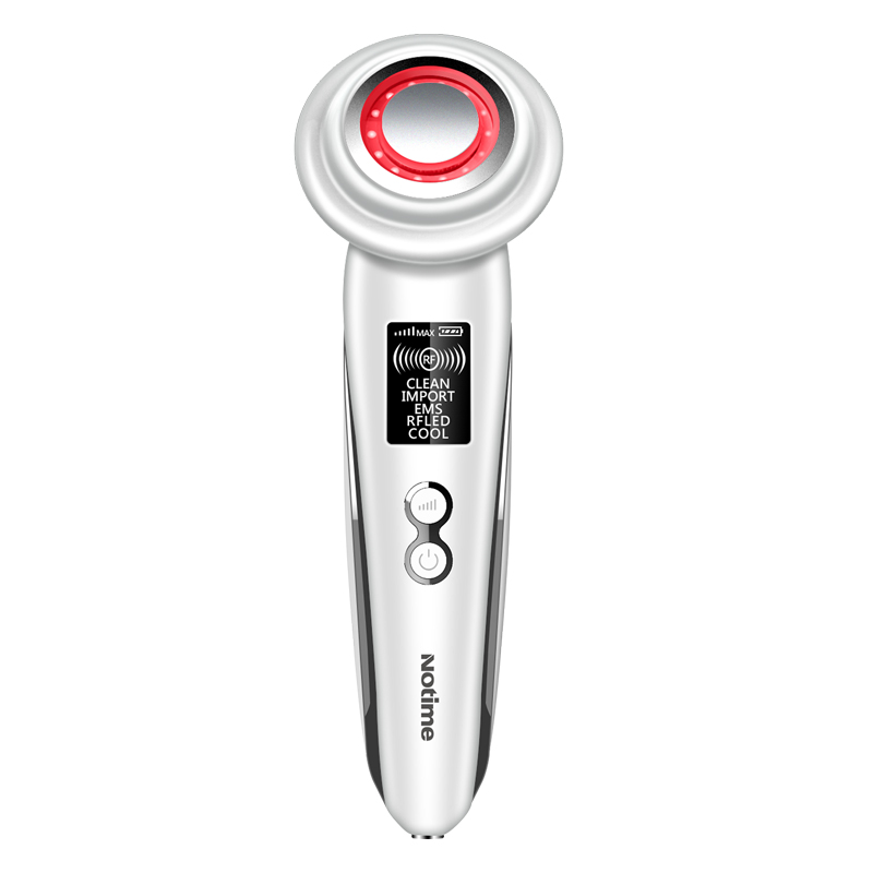 notime baby face machine red and blue skin rejuvenation facial cleansing iontophoresis firming and lifting rf beauty device