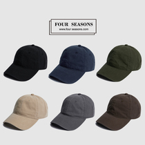Solid color baseball cap mens retro light version casual all-match sunscreen hat four seasons sun hat Korean style cap female tide