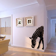 Creative Zebra 3D Stereo -Sticking Wall Sticker Living Room TV Background Wall Decoration Bedroom Room Furnishing Door Stickers Creative Zebra 3D Stereo -Sticking Wall Sticker Living Room TV Background Wall Decoration Bedroom Room Furnishing Door Stickers