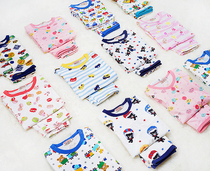 (Long-sleeved trousers home clothing underwear set collection) 21 autumn boys and girls cotton pajamas set