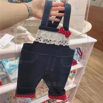 (ST explosive straps) 2021 autumn girls luxury lace trousers (adjustable)