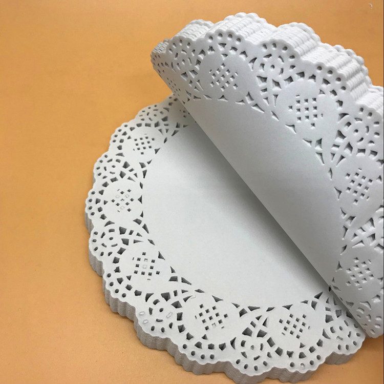 花底纸甜品点蛋糕垫纸椭圆形烧烤油炸吸油纸花边烘培垫纸