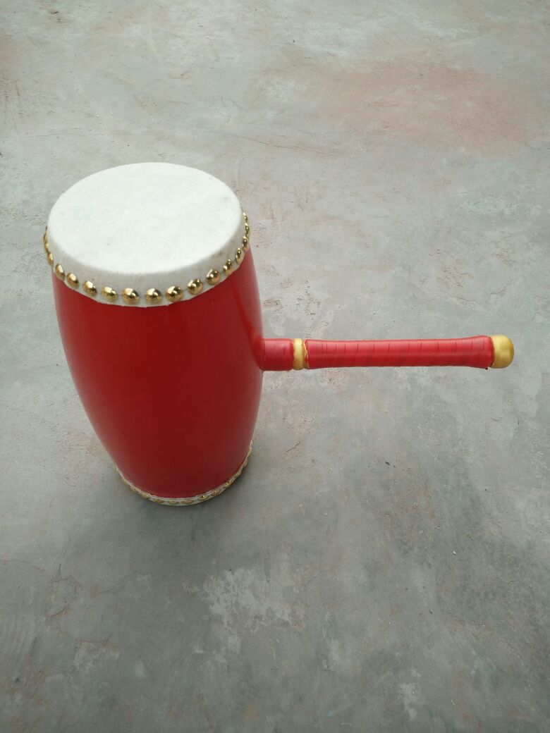 10cm12cm海安花鼓舞蹈腰鼓带柄腰鼓儿童舞蹈鼓小海安花鼓花鼓学生