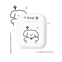 Cute Rabbit Creative airpods1 2 generation protective sleeves suitable for Apple pro3 generation headphone shell soft glues line tpu