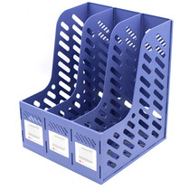 Fuqiang thickened three-grid file frame hard glue three-grid file column three-grid data rack office storage
