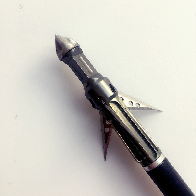 猎箭头弓箭练习旋转美猎狩猎合金追逐箭头复古开刃柳叶血槽箭头_7折