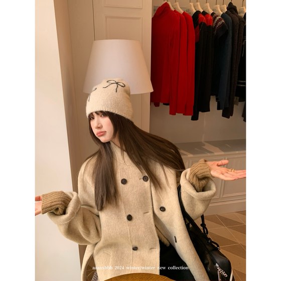 aaaaxbbb Littis super heavyweight mohair wool coat two-color double-sided short jacket
aaaaxbbb Littis super heavyweight mohair wool coat two-color double-sided short jacket