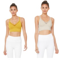 Alo spring and summer New slender Yoga Yoga lingerie transport Sneak Long Bra (no chest pad)