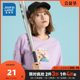 Jeanswest 여성 의류 여름 여성 면 후드 느슨한 레터 인쇄 반팔 티셔츠 인 트렌드 여성 탑 Jeanswest 여성 의류 여름 여성 면 후드 느슨한 레터 인쇄 반팔 티셔츠 인 트렌드 여성 탑