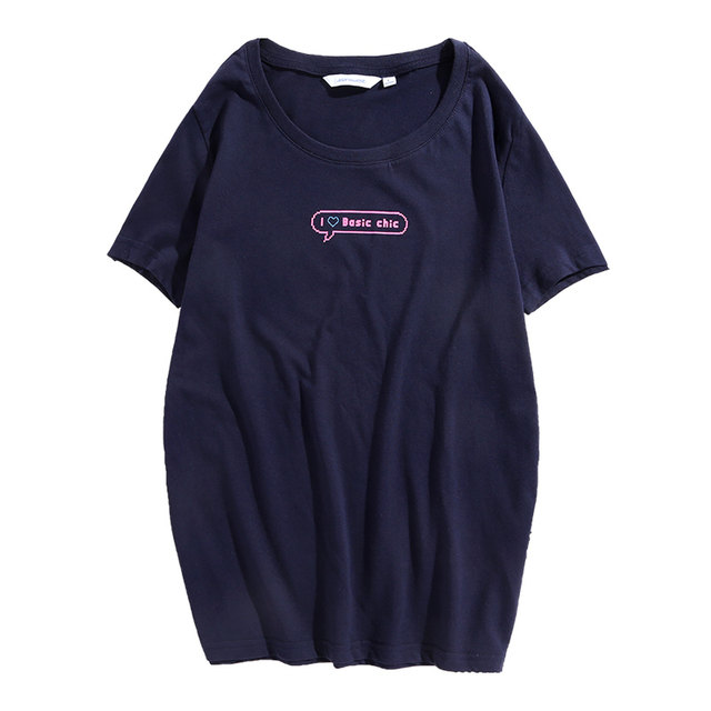 Zhenweisi short-sleeved t-shirt female 2020 new summer ladies round neck casual printed compassionate girl simple top Zhenweisi short-sleeved t-shirt female 2020 new summer ladies round neck casual printed compassionate girl simple top