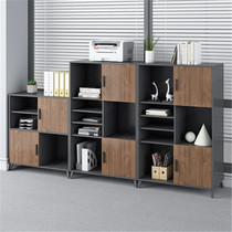 Office cabinet file cabinet office simple modern wooden lockable removable file cabinet locker locker