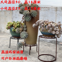 European style pastoral iron flower stand floor indoor balcony flower shelf living room flower pot stand Base Special Price