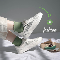 2021 Summer New Breathable Little White Shoes Women Summer Style Nets Shoes Net Face Flat Bottom Shoes Subbed Shoes 100 Hitch Shoe Sports Tide Shoes