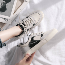 Small White Shoes Women Spring New Board Shoes Harbor Taste Chic Shoes Vintage Sneakers 100 hitch Han version Student casual shoes