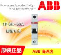 Original ABB miniature circuit breaker single-in single-out air switch 1P50A single-chip air open SH201-C50