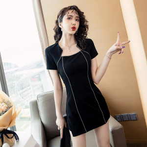 New Hepburn black shorts fashion suit dress