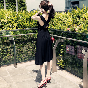 Women’s lovely suspender sexy fashion summer dress