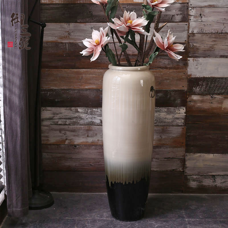 Jingdezhen ceramic hotel villa covers large vases, the sitting room porch flower flower decoration flower arranging furnishing articles